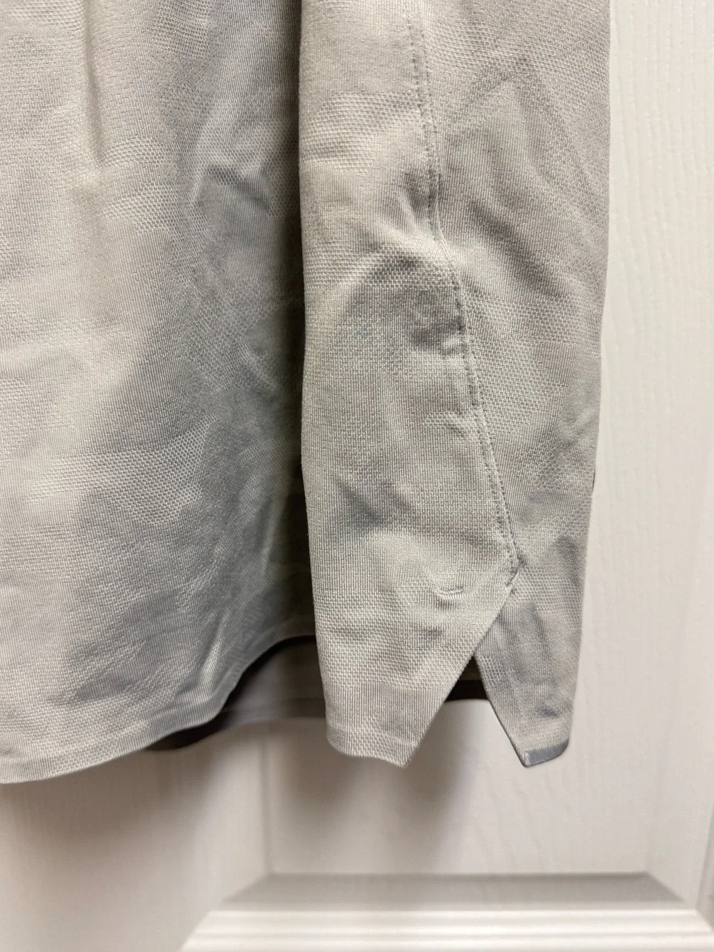 Lululemon Light Gray Camo Athletic Shorts